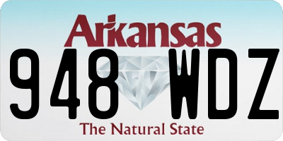 AR license plate 948WDZ