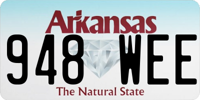 AR license plate 948WEE