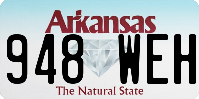 AR license plate 948WEH