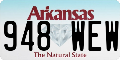 AR license plate 948WEW