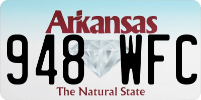 AR license plate 948WFC