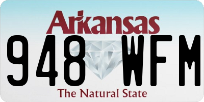 AR license plate 948WFM