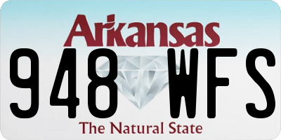 AR license plate 948WFS