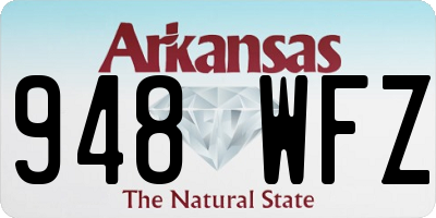 AR license plate 948WFZ