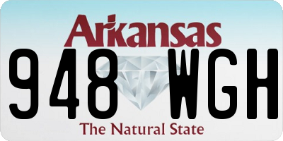 AR license plate 948WGH
