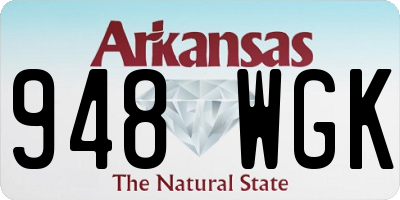 AR license plate 948WGK
