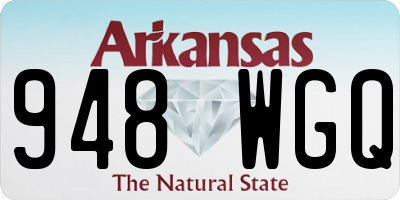 AR license plate 948WGQ