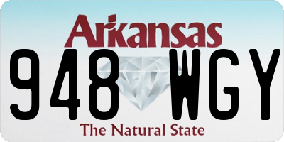 AR license plate 948WGY