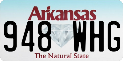 AR license plate 948WHG