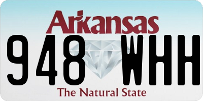 AR license plate 948WHH