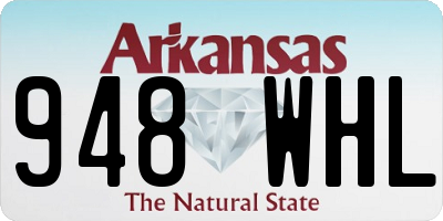 AR license plate 948WHL
