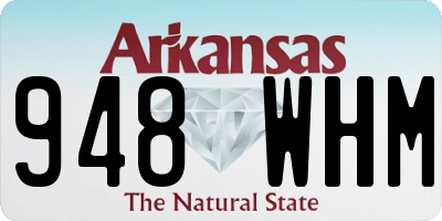 AR license plate 948WHM