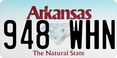 AR license plate 948WHN
