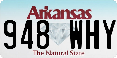 AR license plate 948WHY