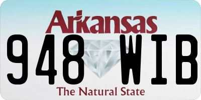 AR license plate 948WIB
