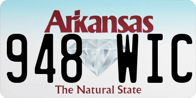 AR license plate 948WIC