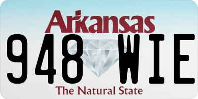 AR license plate 948WIE