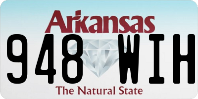 AR license plate 948WIH
