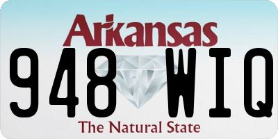 AR license plate 948WIQ