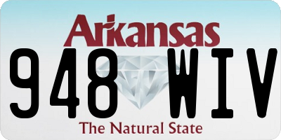 AR license plate 948WIV