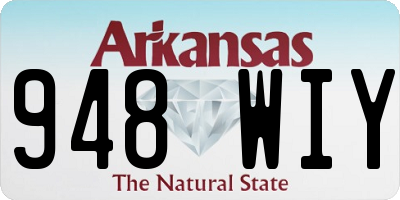 AR license plate 948WIY
