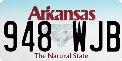 AR license plate 948WJB