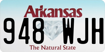 AR license plate 948WJH