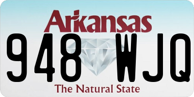 AR license plate 948WJQ