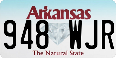 AR license plate 948WJR