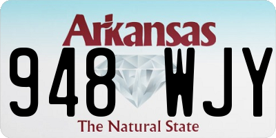 AR license plate 948WJY