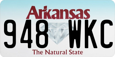 AR license plate 948WKC