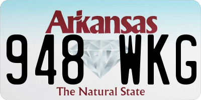 AR license plate 948WKG