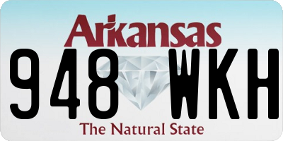 AR license plate 948WKH