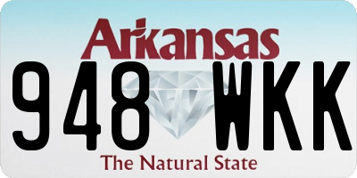 AR license plate 948WKK