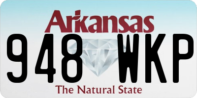 AR license plate 948WKP