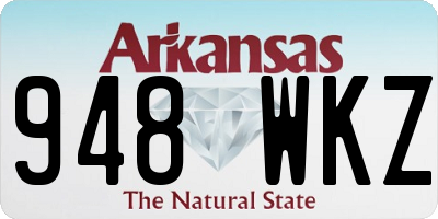 AR license plate 948WKZ
