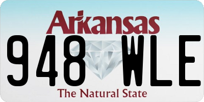 AR license plate 948WLE