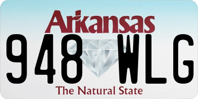 AR license plate 948WLG