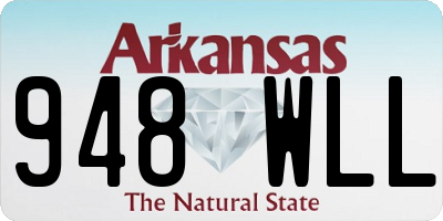 AR license plate 948WLL