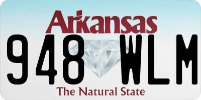 AR license plate 948WLM