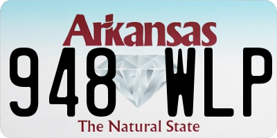 AR license plate 948WLP