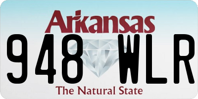 AR license plate 948WLR