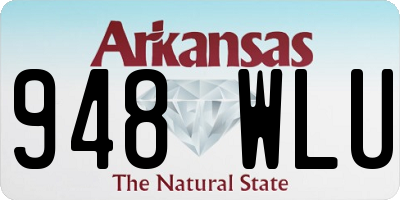 AR license plate 948WLU