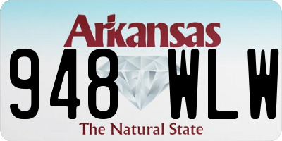 AR license plate 948WLW