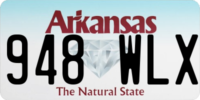 AR license plate 948WLX