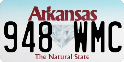 AR license plate 948WMC