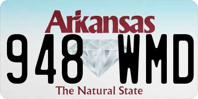 AR license plate 948WMD