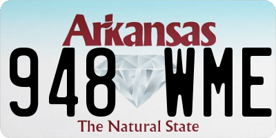 AR license plate 948WME