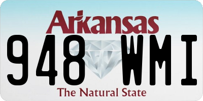AR license plate 948WMI