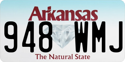 AR license plate 948WMJ